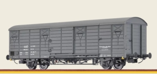 Brawa 49934 - H0 - Gedeckte Güterwagen Leuna, DR, Ep. IV